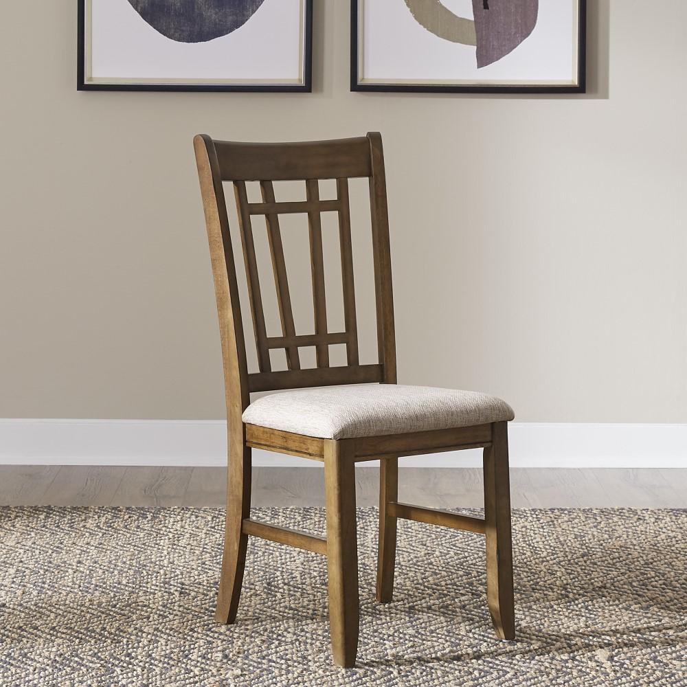 Henry & Mason - San Mateos II 7 Piece Rectangular Table Set in Antique Honey - AFA01854 view 6