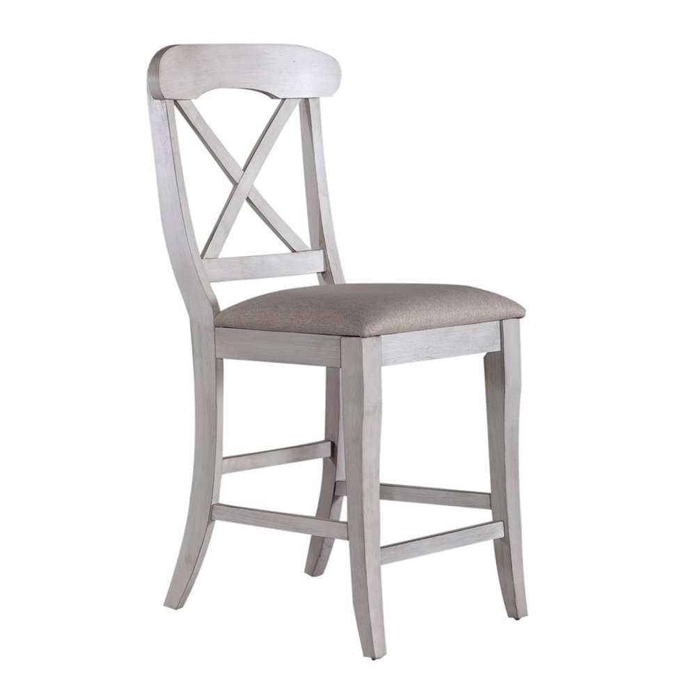 Henry & Mason - Sea Key 5 Piece Gathering Table Set in Antique White with Weathered Pine - AFA02319 view 3