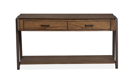 Henry & Mason - Serenea Milk Chocolate And Dark Chocolate Rectangular Sofa Table - AFA00958 view 2