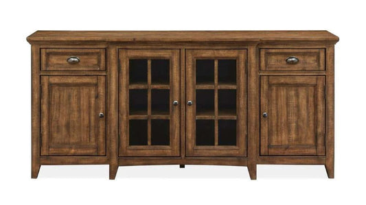 Henry & Mason - Silver Dune 70" Entertainment Console in Toasted Nutmeg - AFA00679 view 2