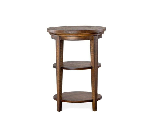 Henry & Mason - Silver Dune Round Accent End Table in Toasted Nutmeg - AFA00713 view 2