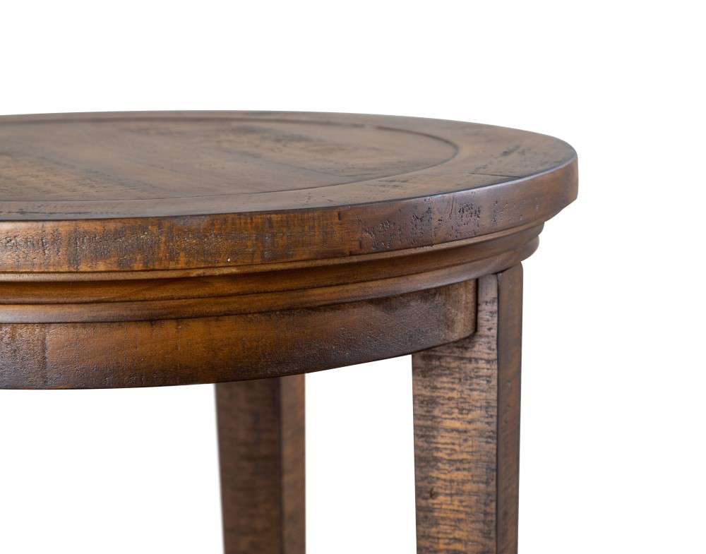 Henry & Mason - Silver Dune Round Accent End Table in Toasted Nutmeg - AFA00713 view 4