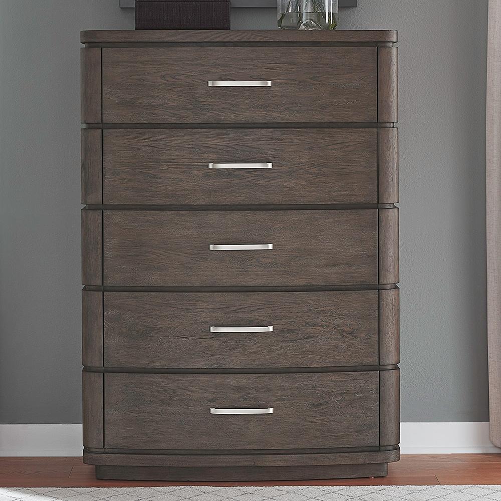 Henry & Mason - Silver Falls 5 Drawer Chest in Satin Espresso - AFA03541 view 1