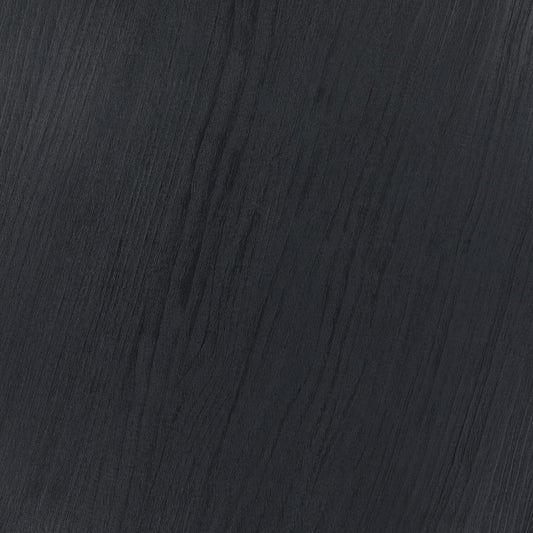 Henry & Mason - Stevie 52in Round Reclaimed Pine Wood Dining Table in Matte Black - DV7458 veiw 2