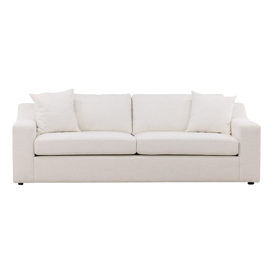 Henry & Mason - Stonie Hardwood Sofa in Cream Tweed Fabric - DV7477 veiw 2