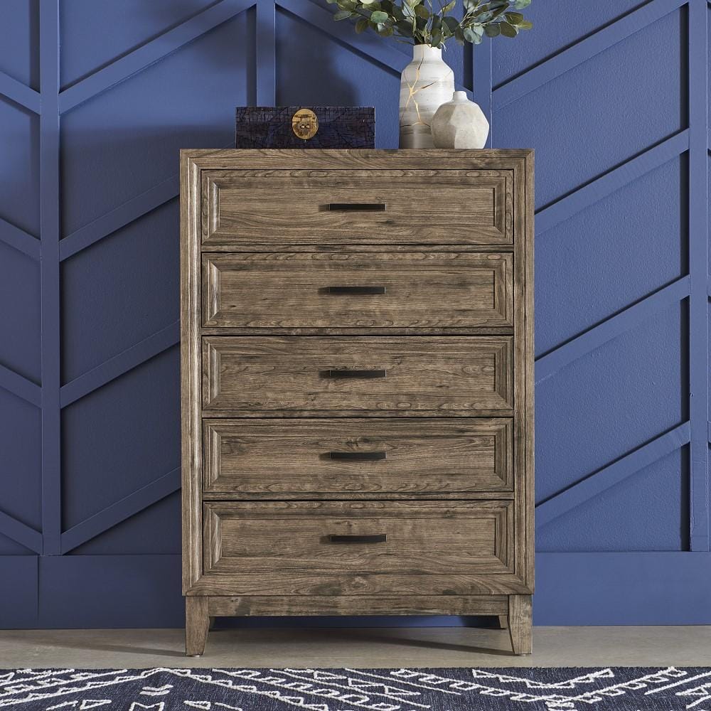 Henry & Mason - Summit Peak 5 Drawer Chest in Cobblestone - AFA02501 view 1