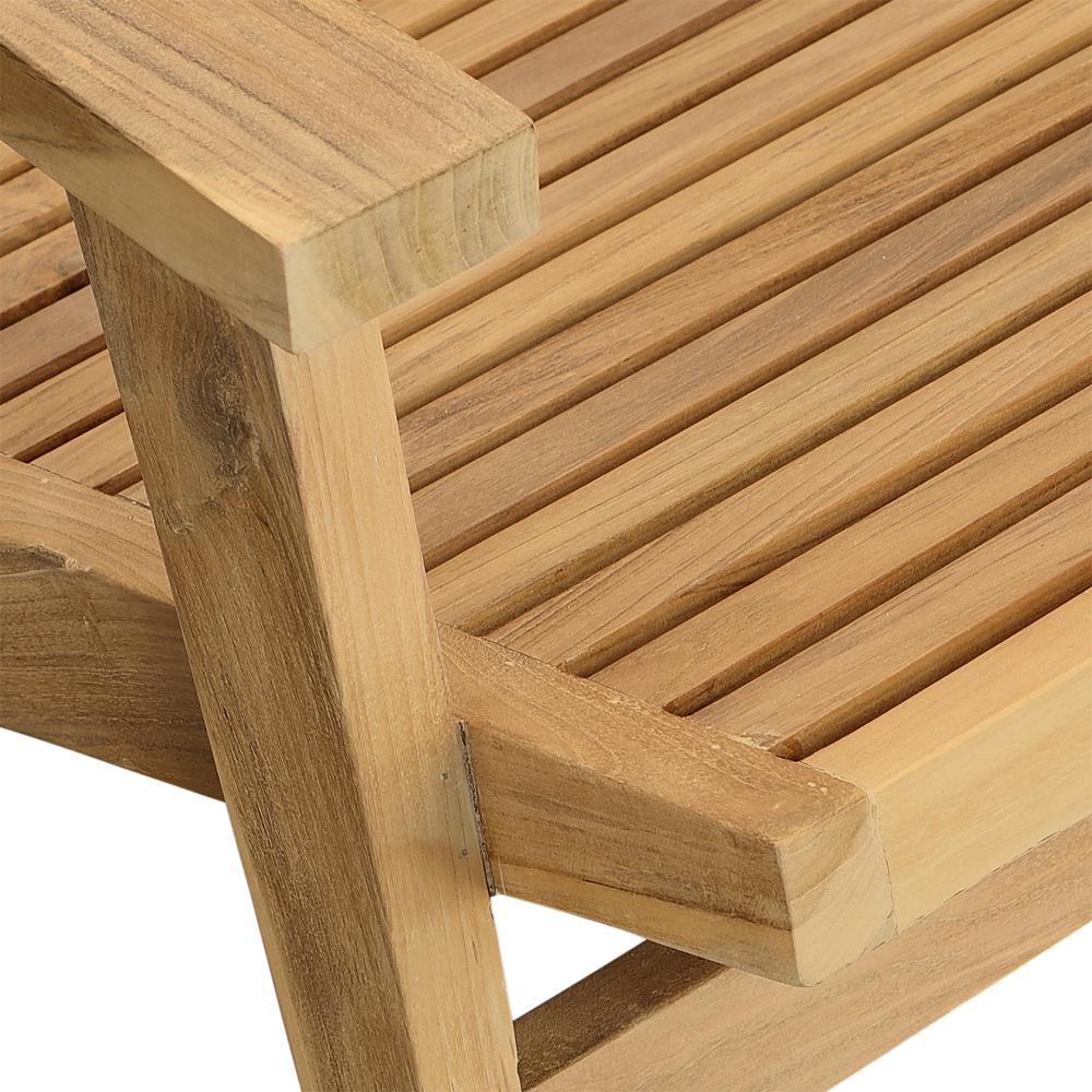 Henry & Mason - Suquee Natural Teak Wood Occasional Chair - DV7046 veiw 5