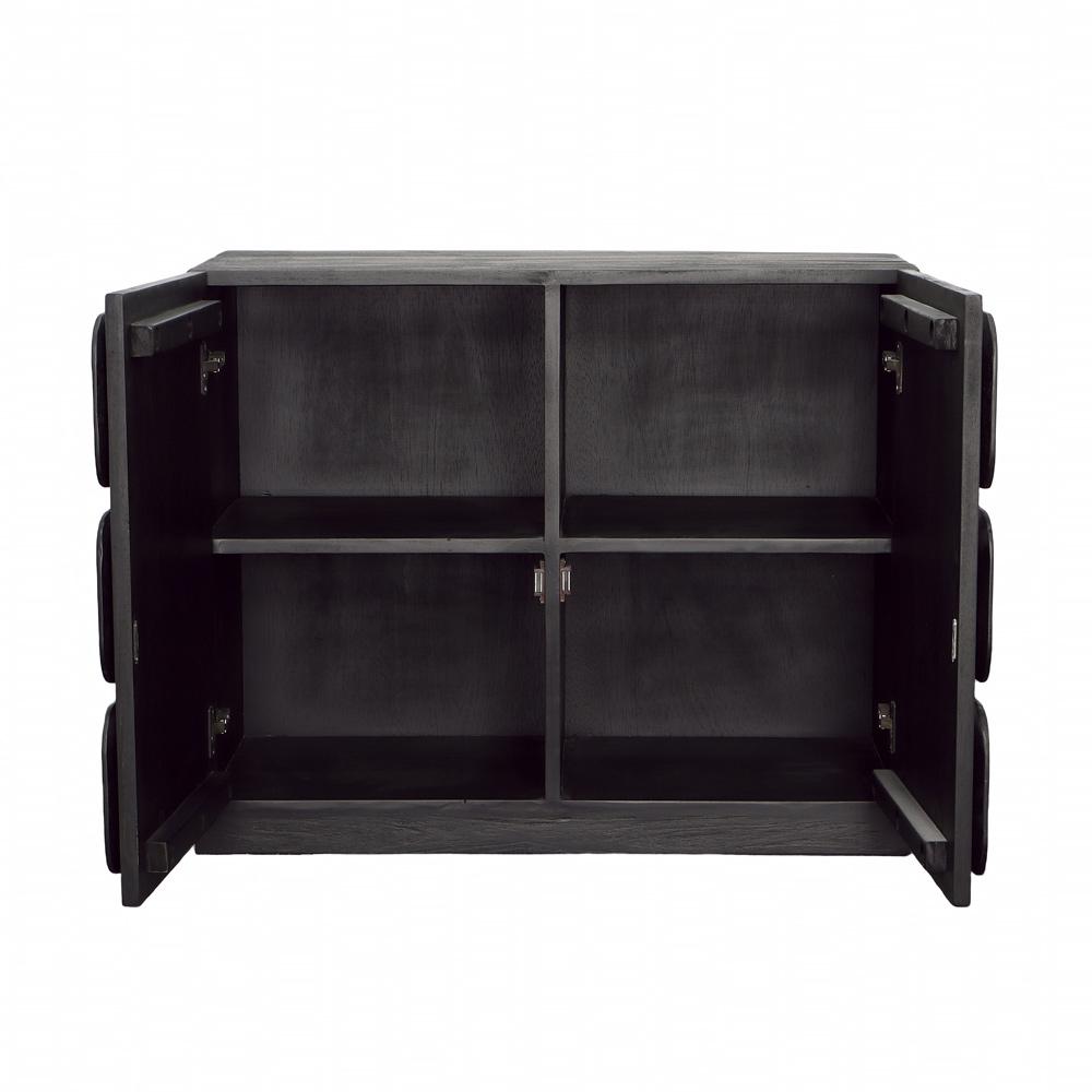 Henry & Mason - Syrtium 36.5in Mixed Wood Sideboard in Black - DV7545 veiw 5
