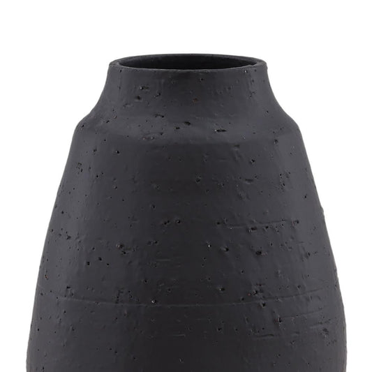 Henry & Mason - Tappan Black Terracotta Vase - DV7418 veiw 2