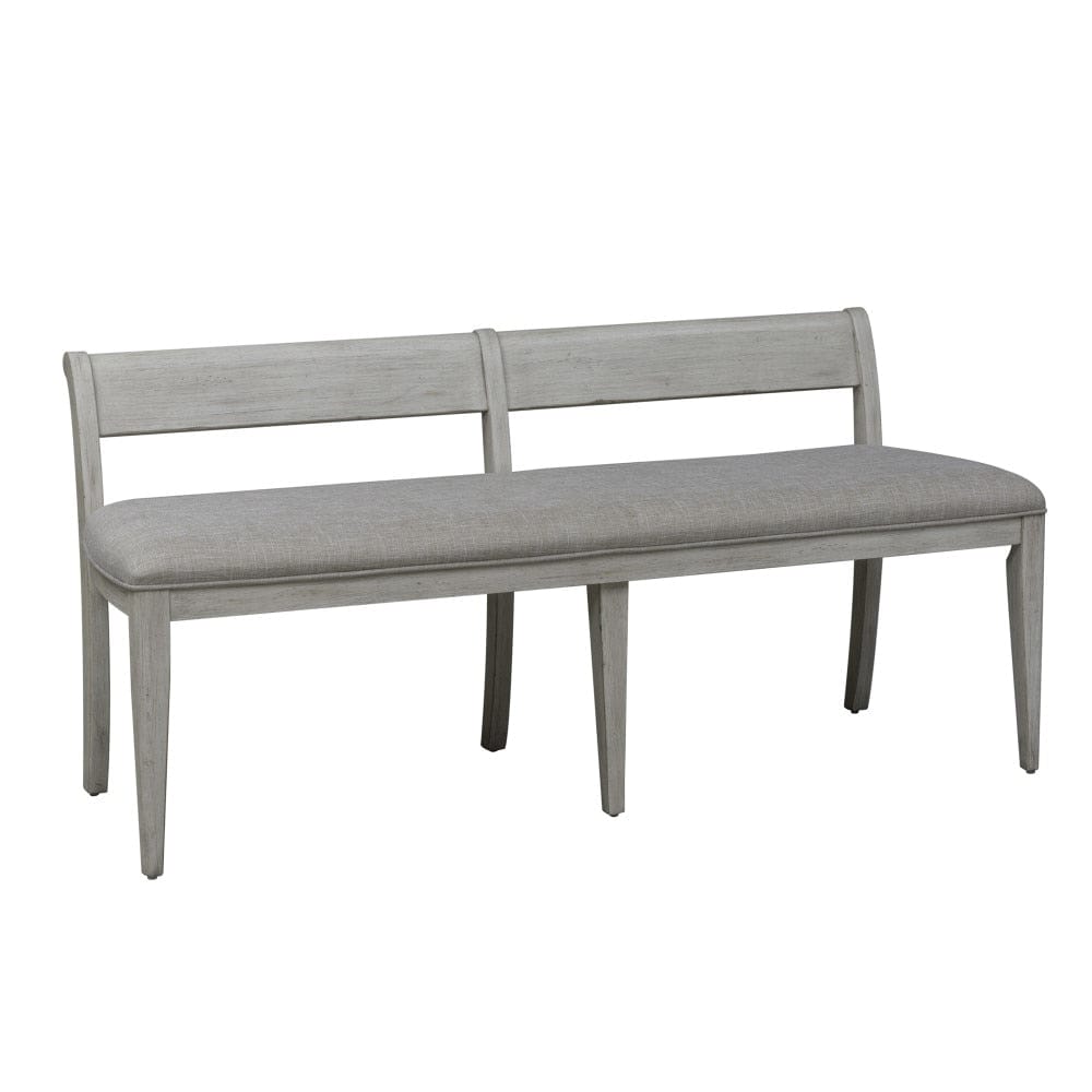 Henry & Mason - The Grange Modern Grange 6 Piece Trestle Table Set in Antique White with Chestnut Tops - AFA03311 view 9