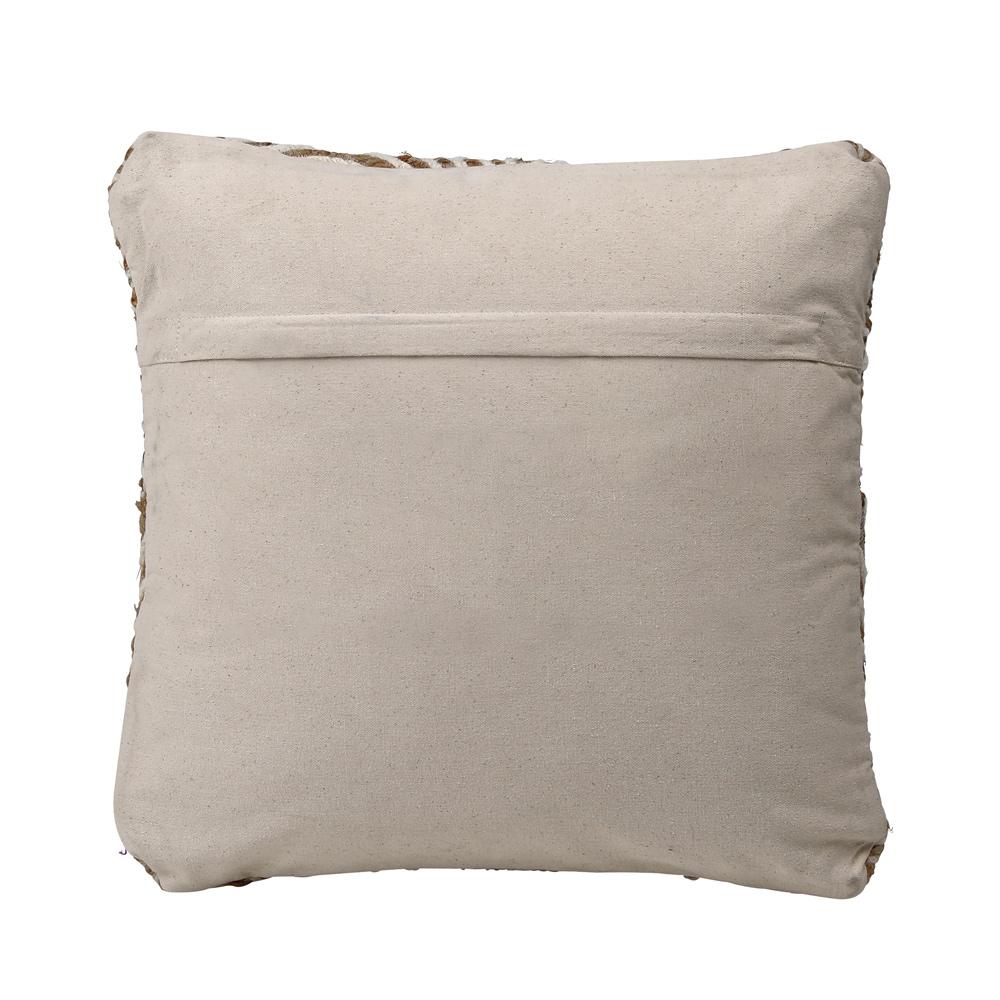 Henry & Mason - Trinity Handwoven Wool and Jute Throw Pillow in Beige - DV7572 veiw 2