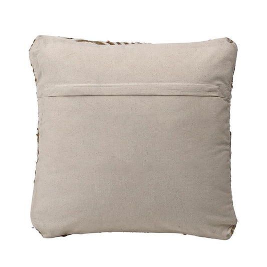 Henry & Mason - Trinity Handwoven Wool and Jute Throw Pillow in Beige - DV7572 veiw 2
