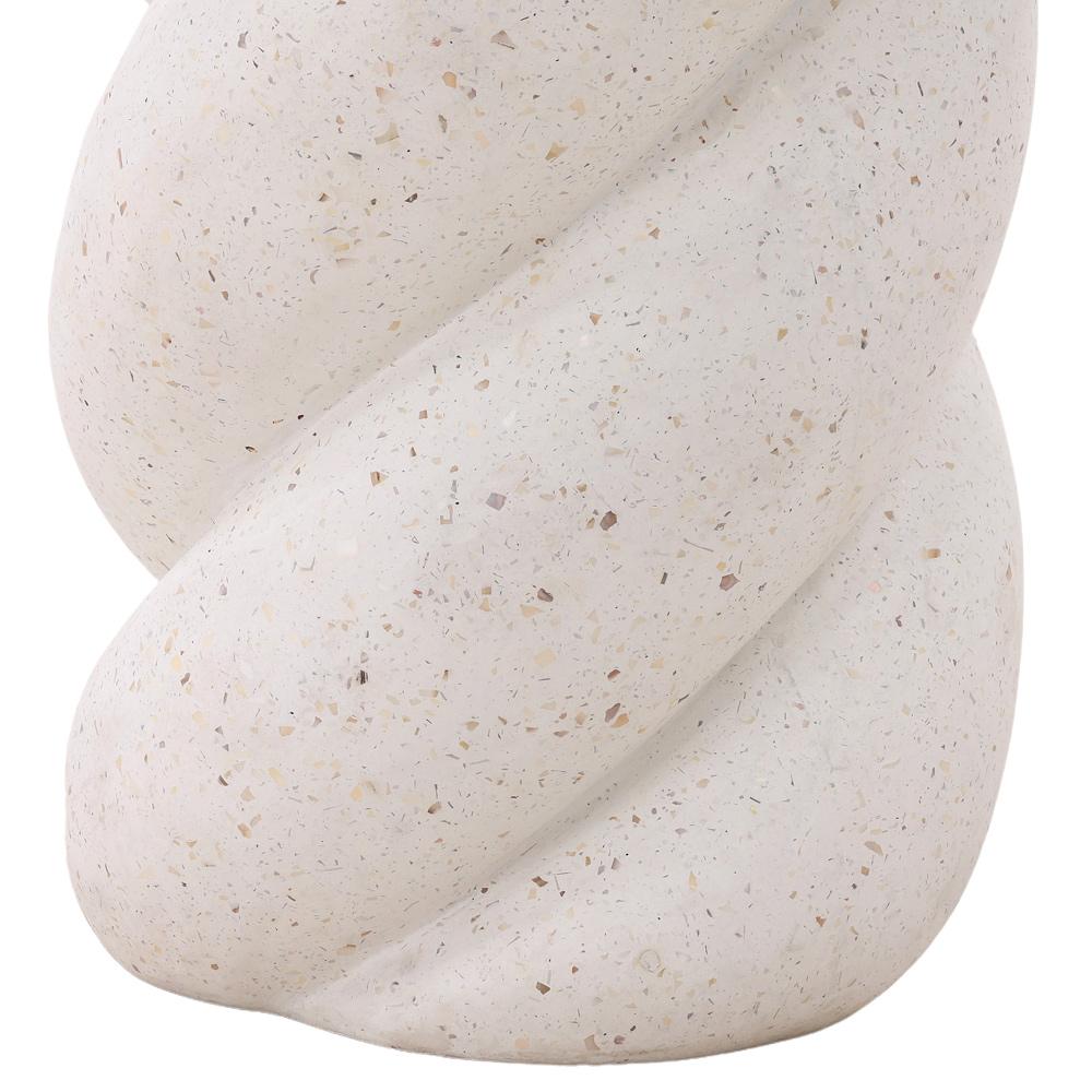 Henry & Mason - Trish 35.25in Round Lightweight Concrete Outdoor Bistro Table in Ivory - DV7303 veiw 3