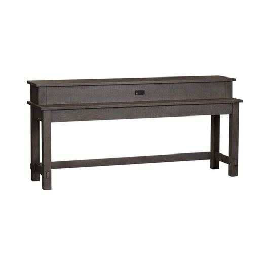 Henry & Mason - Urban Rustic Console Bar Table in Dusty Charcoal with Heavy Distressing - AFA02569 view 2