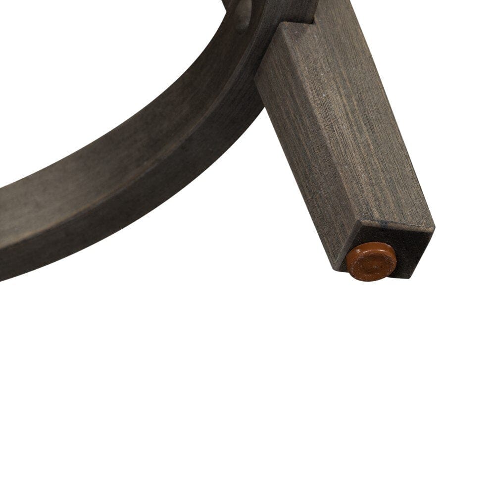 Henry & Mason - Urban Rustic Console Swivel Stool in Dusty Charcoal with Heavy Distressing - AFA02570 view 6