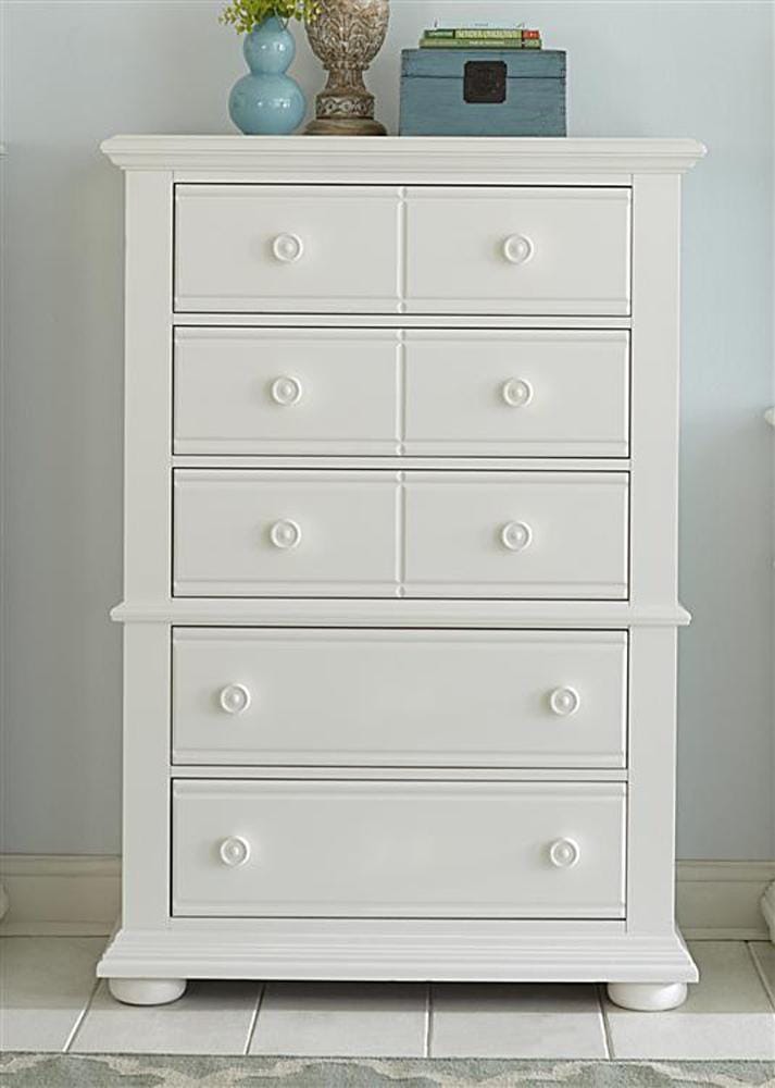Henry & Mason - Vacation Villa I 5 Drawer Chest in Oyster White - AFA03103 view 1