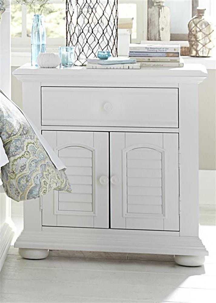 Henry & Mason - Vacation Villa I Night Stand in Oyster White - AFA03110 view 1