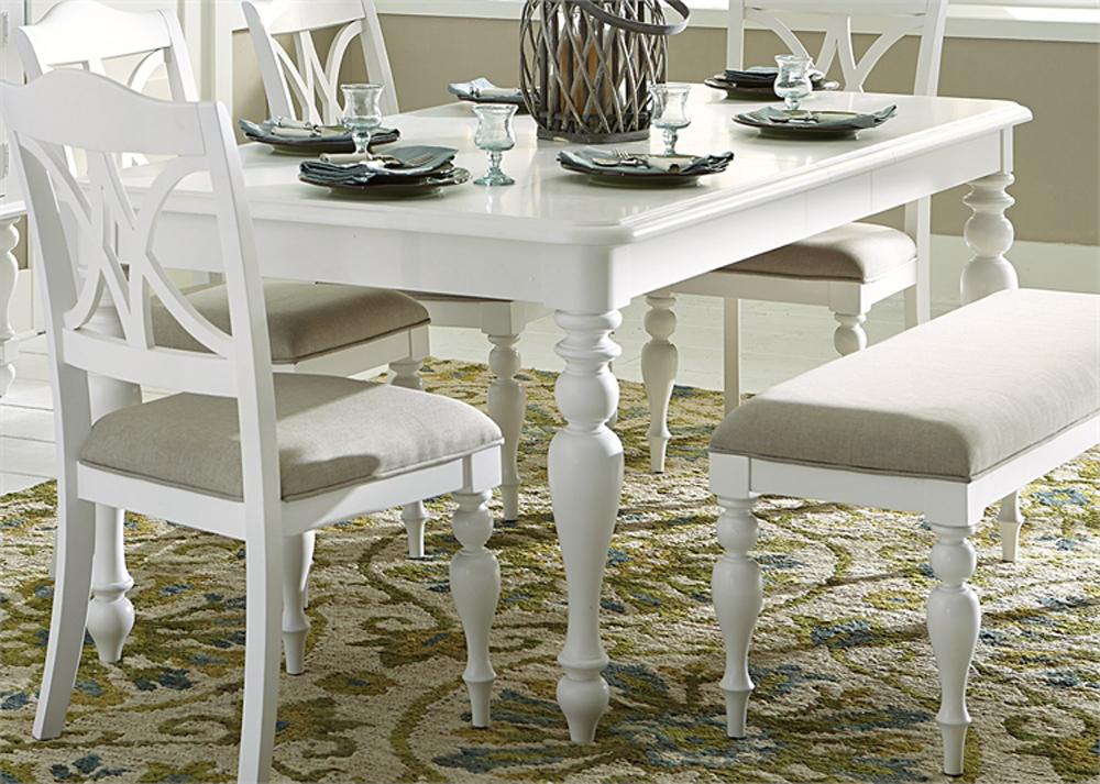 Henry & Mason - Vacation Villa I Rectangular Leg Table in Oyster White - AFA03140 view 1