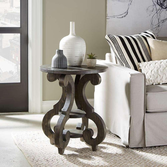 Henry & Mason - Vallera Round Accent End Table - AFA00091 view 2