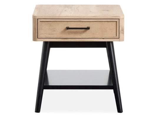 Henry & Mason - Vandon Driftwood Rectangular End Table - AFA00950 view 2
