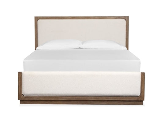Henry & Mason - Westmere Dark Umber King Upholstered Panel Bed - AFA01322 view 2