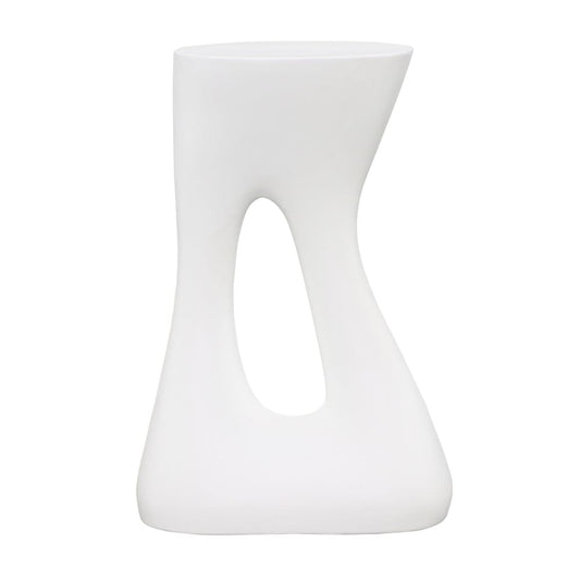 Henry & Mason - Wexler Lightweight Concrete Side Table in White - DV7295 veiw 2