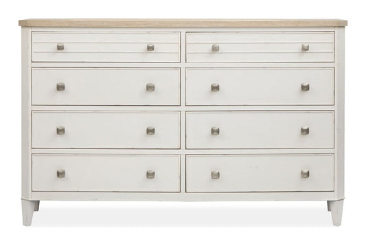 Henry & Mason - Whisper Isles Sea Pearl And Driftwood Double Drawer Dresser - AFA01371 view 2
