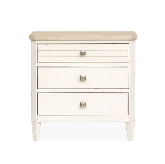 Henry & Mason - Whisper Isles Sea Pearl And Driftwood Drawer Nightstand - AFA01374 view 2