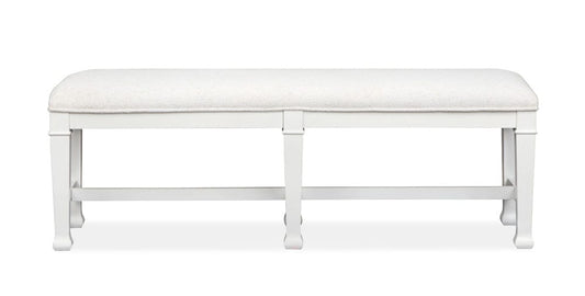 Henry & Mason - Whitford Whisper White And Cerused Nutmeg Bench - AFA01011 view 2