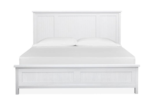 Henry & Mason - Windshore Haven White Whisp And Sand Queen Panel Bed - AFA01435 view 2