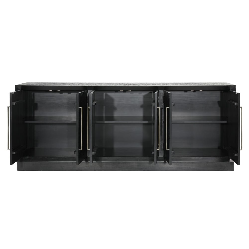 Henry & Mason - Wyandott Pine Wood Sideboard In Black - DV7206 veiw 5