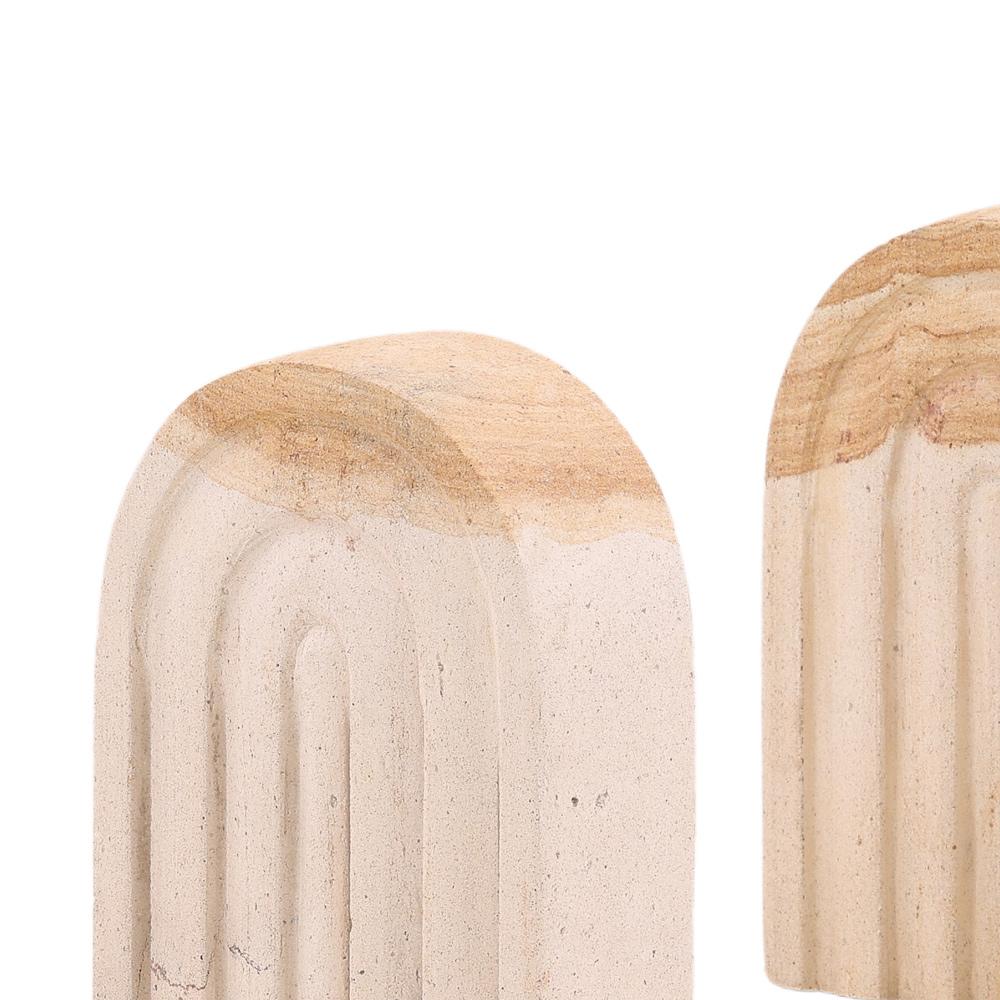 Henry & Mason - Yves Natural Palimanian Stone Bookends - Set of 2 - DV7251 veiw 4