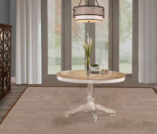 Hillsdale Furniture - Bayberry Round Dining Table, White - 5753DTB veiw 2