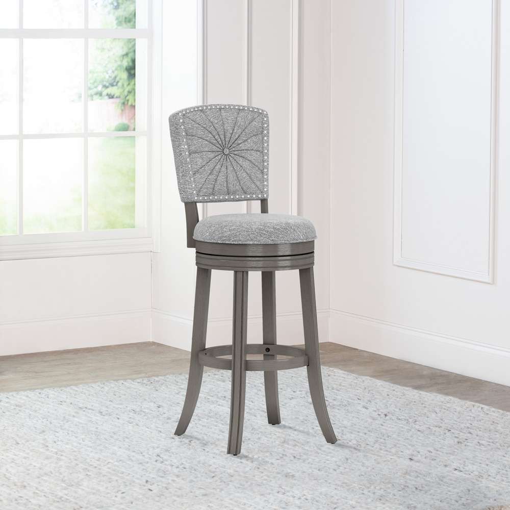 Hillsdale Furniture - Santa Clara II Swivel Bar Height Stool, Antique Gray - 4841-833 veiw 3