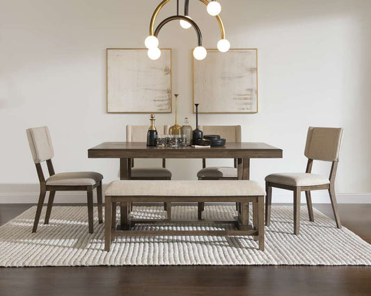 Home Furniture Outfitters - Bluffton Heights Brown Transitional Dining Table - HF2330-120 veiw 2