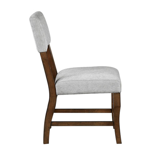 Homelegance - Aiden Side Chair, Gray in Gray - 5898F1S view 2