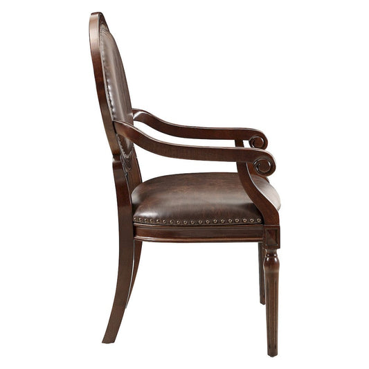 Homelegance - Aldermont Desk Chair in Dark brown - 4524DBR view 2