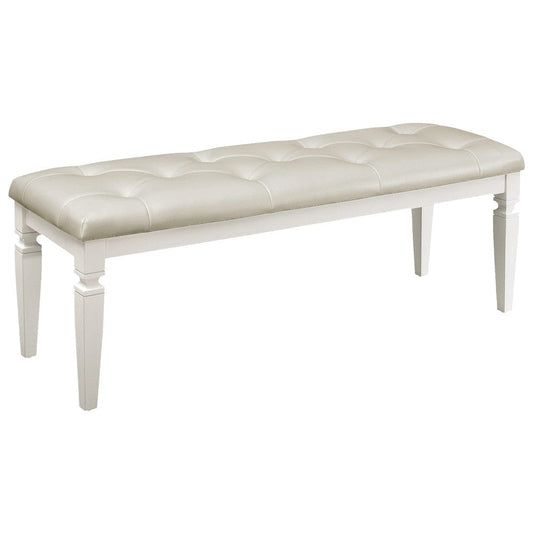 Homelegance - Allura Bench in White - 1916W-FBH view 2