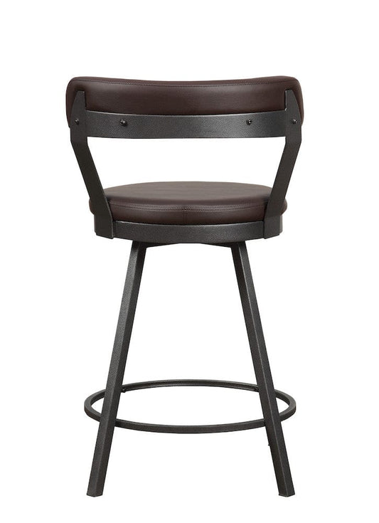 Homelegance - Appert Swivel Counter Height Chair in Brown - 5566-24BR3A view 2