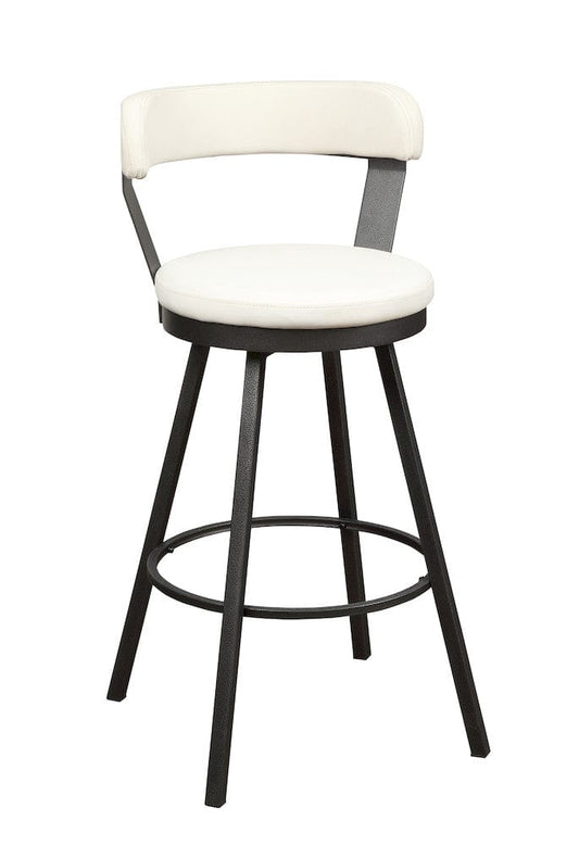 Homelegance - Appert Swivel Pub Height Chair in White - 5566-29WT3A view 2