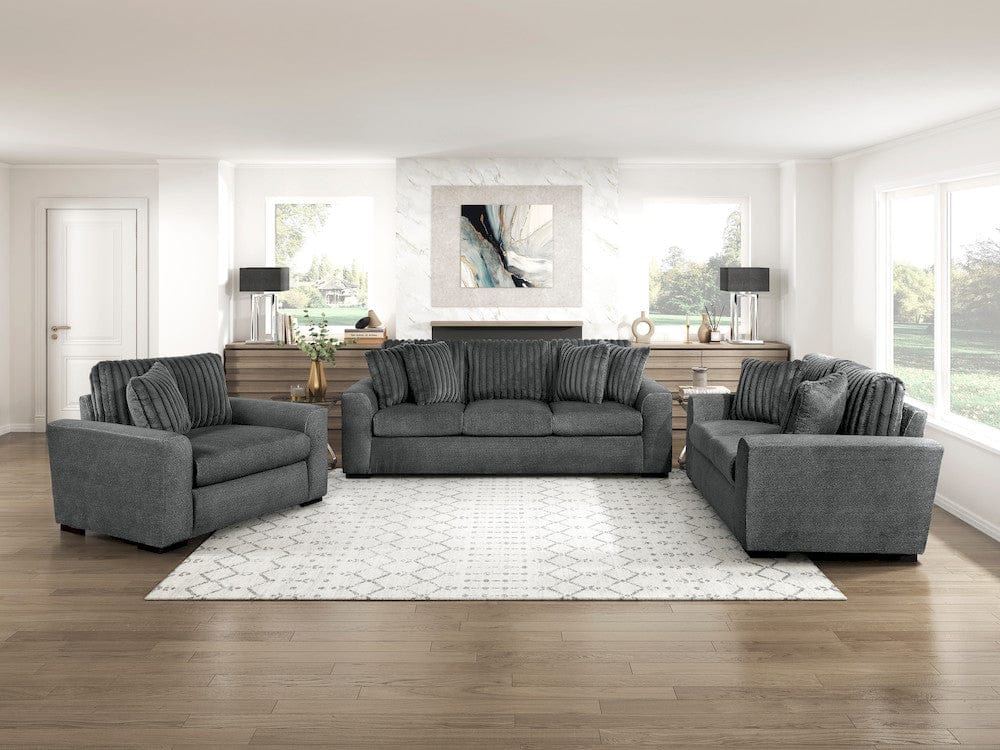 Homelegance - Athena Chair in Dark gray - 9720DGY-1 view 11