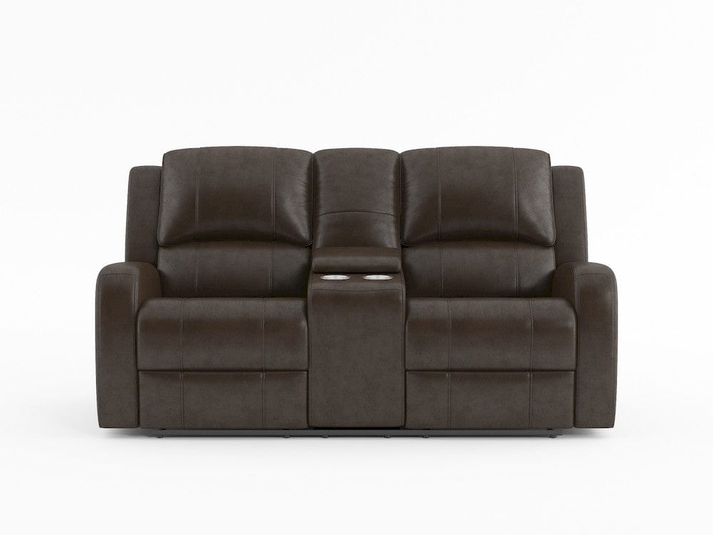 Homelegance - Austin Double Reclining Love Seat W/ Center Console in Brown - 9735BRW-2 view 11