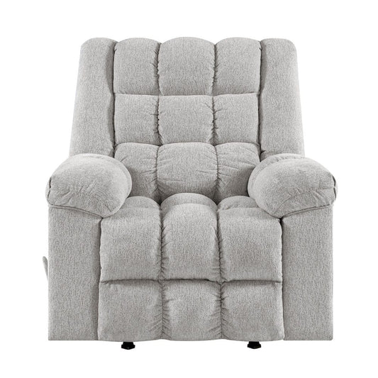 Homelegance - Baldwin Rocker Reclining Chair in Light gray - 9726LG-1 view 2
