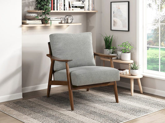 Homelegance - Barton Accent Chair in Gray - 1056GY-1 view 2