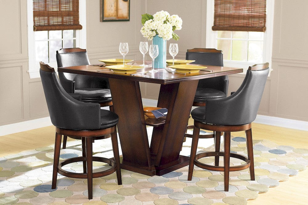Homelegance - Bayshore Swivel Counter Height Chair in Dark brown - 5447-24S view 8