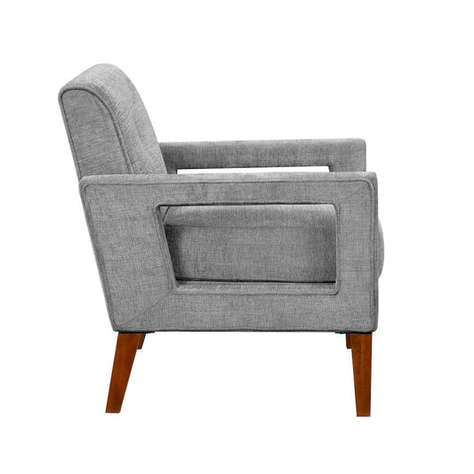 Homelegance - Belfort Accent Chair in Gray - 1113GY-1 view 2
