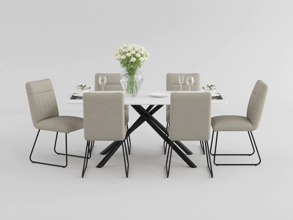 Homelegance - Benito Side Chair in Beige - 5919S view 7