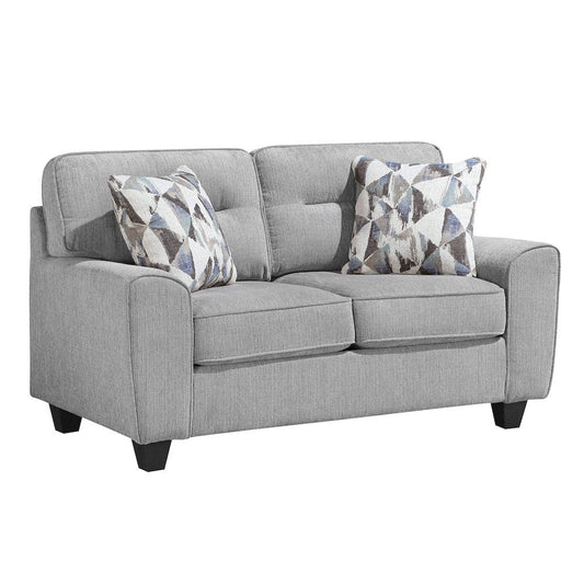 Homelegance - Bennett Love Seat in Gray - 8416GY-2 view 2