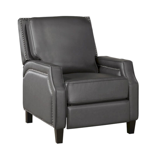 Homelegance - Berenson Push Back Reclining Chair in Gray - 8504GRY-1 view 2