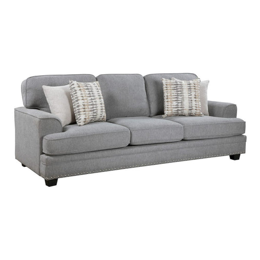 Homelegance - Bradford Sofa in Gray - 9648GY-3 view 2